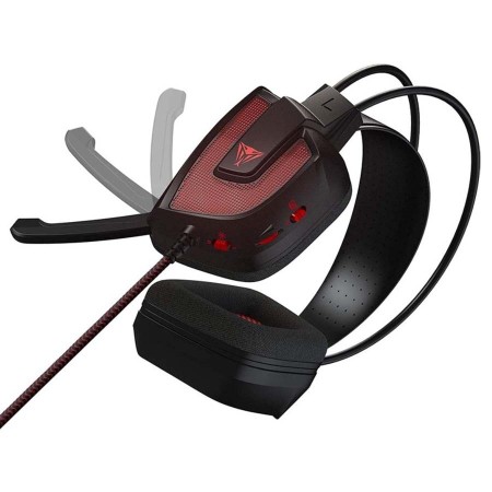 سماعة ألعاب سلكية VIPER V360، صوت محيطي افتراضي 7.1، نظام تعزيز الصوت المنخفض (Ultra Bass Response)، أزرار تحكم بالصوت والباس، إضاءة LED حمراء سماعة ألعاب سلكية VIPER V360، صوت محيطي افتراضي 7.1، نظام تعزيز الصوت المنخفض (Ultra Bass Response)، أزرار تحكم بالصوت والباس، إضاءة LED حمراء