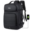 Backpack RAHALA 2201 RAL ,Water- and scratch-resistant protection ,Built-in USB charging port for on-the-go power ,Smart organization - Black