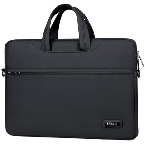 Bag RAHALA 817 Briefcase ,Slim and elegant ,Fits laptops up to 15.6 inches ,High-quality, water-resistant ,ront pockets for accessories -Black