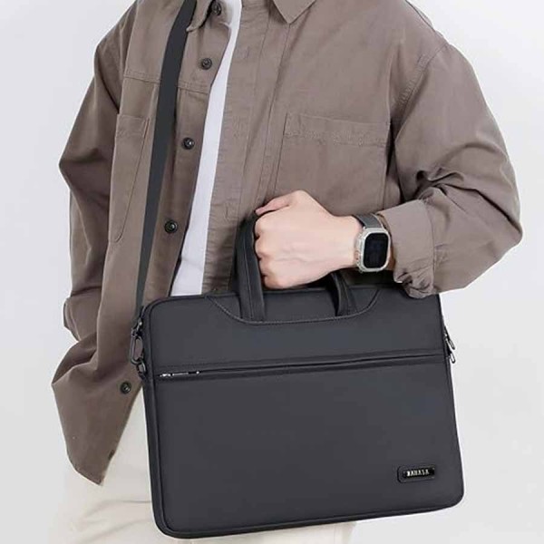 Bag RAHALA 817 Briefcase ,Slim and elegant ,Fits laptops up to 15.6 inches ,High-quality, water-resistant ,ront pockets for accessories -Black