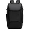 Backpack RAHALA BNG‑126 ,Modern and ergonomic design ,Water-resistant to protect contents ,Spacious interior ,Padded shoulder straps - Black