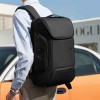 Backpack RAHALA BNG‑126 ,Modern and ergonomic design ,Water-resistant to protect contents ,Spacious interior ,Padded shoulder straps - Black