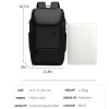 Backpack RAHALA BNG‑126 ,Modern and ergonomic design ,Water-resistant to protect contents ,Spacious interior ,Padded shoulder straps - Black