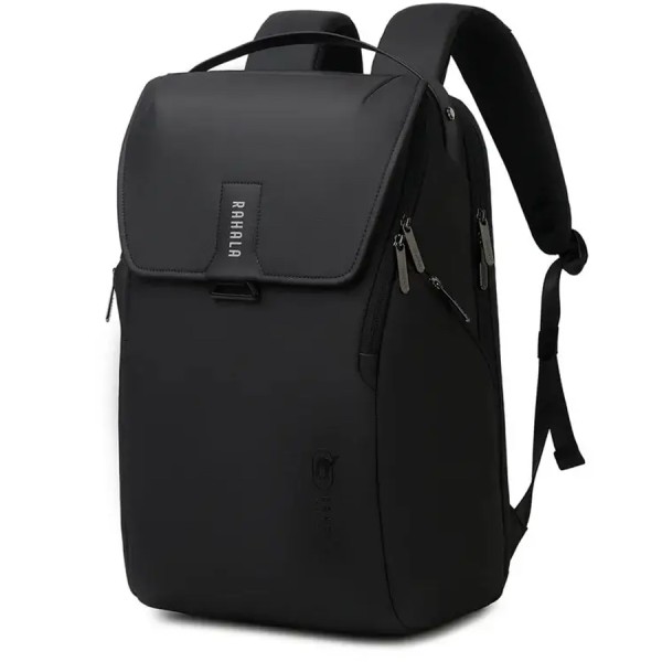 حقيبة ظهر RAHALA BNG‑127، تصميم عصري ومريح، مقاومة للماء لحماية المحتويات، مساحة داخلية واسعة، مثالية للاستخدام اليومي - اسود