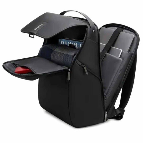 حقيبة ظهر RAHALA BNG‑127، تصميم عصري ومريح، مقاومة للماء لحماية المحتويات، مساحة داخلية واسعة، مثالية للاستخدام اليومي - اسود