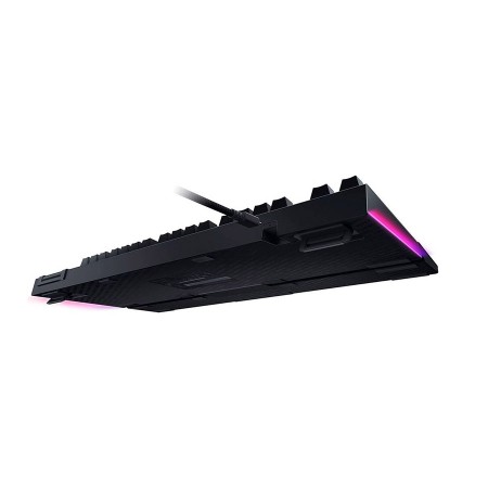 RAZER BlackWidow V4 Mechanical Gaming Keyboard, Green Switches (Clicky & Tactile), Full Size, Razer Chroma RGB, USB Connection - BLACK RAZER BlackWidow V4 Mechanical Gaming Keyboard, Green Switches (Clicky & Tactile), Full Size, Razer Chroma RGB, USB Connection - BLACK