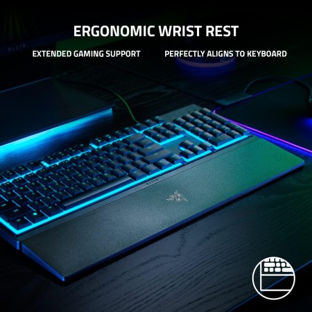 لوحة مفاتيح ألعاب Razer Ornata V3 X منخفضة الارتفاع بإضاءة RGB – أسود لوحة مفاتيح ألعاب Razer Ornata V3 X منخفضة الارتفاع بإضاءة RGB – أسود