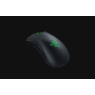 ماوس العاب سلكي احترافي RAZER DeathAdder Essential, سرعة تصل إلى 6400 DPI, معدل استجابة 1000Hz,  إضاءة LED بلون أخضر, كيبل 1.8 متر – أسود