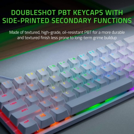 GAMING KEYBOARD RAZER  HUNTSMAN MINI MECHANICAL - WHITE