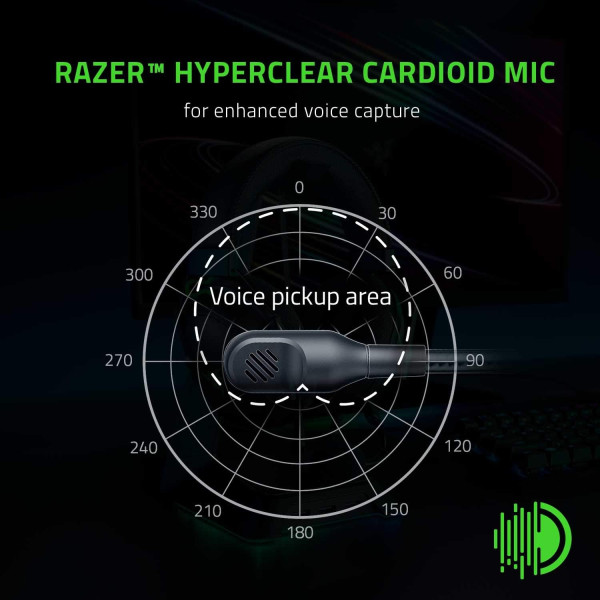 سماعة الألعاب Razer BlackShark V2 X USB 7.1 – أسود سماعة الألعاب Razer BlackShark V2 X USB 7.1 – أسود