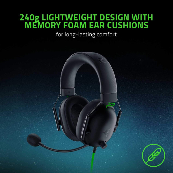 سماعة الألعاب Razer BlackShark V2 X USB 7.1 – أسود سماعة الألعاب Razer BlackShark V2 X USB 7.1 – أسود