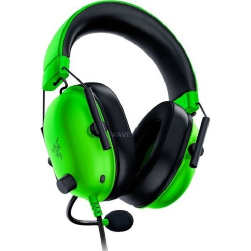 Razer BlackShark V2 X Gaming Headset: 7.1 Surround Sound - 3.5mm Audio Jack - Green