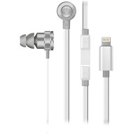 سماعة اذن سلكية ريزر لاجهزة الايفون والايباد بمنفذ لايتينج لون ابيض Razer Hammerhead Earbuds for iOS - in-Line Mic & Volume Control - Aluminum Frame - Lightning Connector