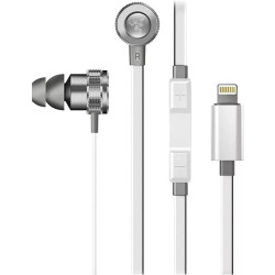 RAZER HAMMERHEAD Earbuds For IOS  - Lightning Connector - Mercury White