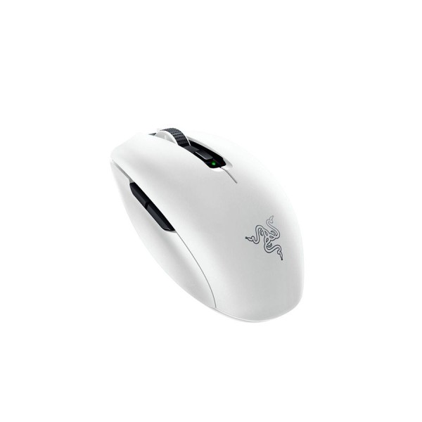 ماوس العاب لاسلكي Razer Orochi V2, مستشعر يصل الى 18,000 DPI, مع 6 أزرار قابلة للبرمجة,  اتصال لاسلكي مزدوج HyperSpeed 2.4GHz و Bluetooth - أبيض