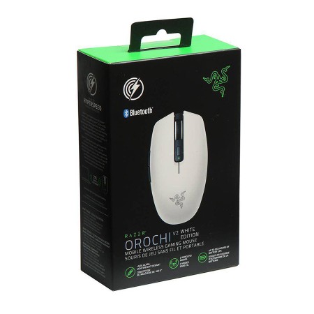RAZER Orochi V2 gaming mouse, Ultra-lightweight design, Dual wireless  connectivity, up to 18,000 DPI, 6 programmable buttons - White Edition