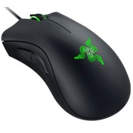 ماوس العاب سلكي احترافي RAZER DeathAdder Essential, سرعة تصل إلى 6400 DPI, معدل استجابة 1000Hz,  إضاءة LED بلون أخضر, كيبل 1.8 متر – أسود
