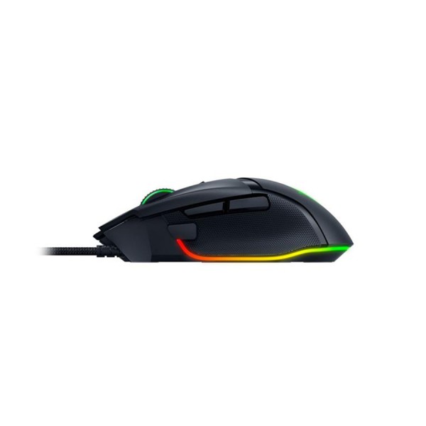 Razer Basilisk V3 Wired Gaming Mouse , Focus optical sensor up to 26000 DPI ,11 programmable buttons, Chroma RGB lighting- BLACK