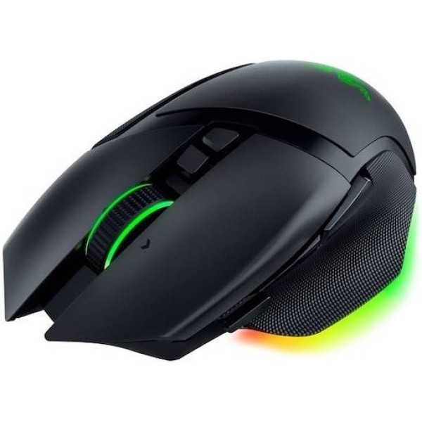 فأرة العاب سلكية Razer Basilisk V3 Pro, مستشعر Razer Focus حتى 30,000 DPI, مع 11 زر قابل للبرمجة, 1000Hz polling rate, إضاءة Razer Chroma RGB - أسود