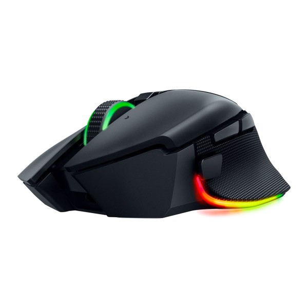 فأرة العاب سلكية Razer Basilisk V3 Pro, مستشعر Razer Focus حتى 30,000 DPI, مع 11 زر قابل للبرمجة, 1000Hz polling rate, إضاءة Razer Chroma RGB - أسود