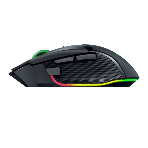 فأرة العاب سلكية Razer Basilisk V3 Pro, مستشعر Razer Focus حتى 30,000 DPI, مع 11 زر قابل للبرمجة, 1000Hz polling rate, إضاءة Razer Chroma RGB - أسود