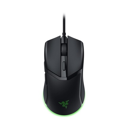 ماوس العاب سلكية Razer Cobra, تصميم خفيف بوزن 58 جرام, مستشعر بصري بدقة 8500 DPI, إضاءة Razer Chroma RGB, مع 8 أزرار قابلة للبرمجة, مفاتيح Razer Optical - أسود