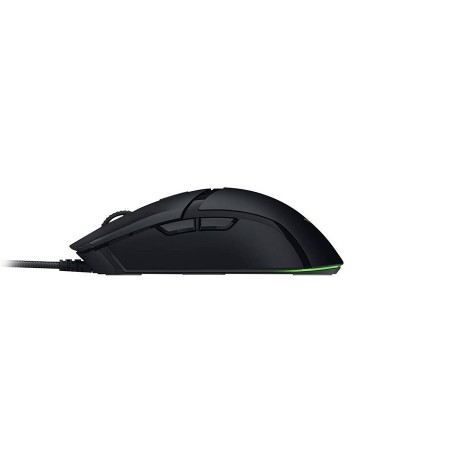 ماوس العاب سلكية Razer Cobra, تصميم خفيف بوزن 58 جرام, مستشعر بصري بدقة 8500 DPI, إضاءة Razer Chroma RGB, مع 8 أزرار قابلة للبرمجة, مفاتيح Razer Optical - أسود