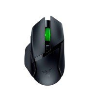 فأرة العاب Razer Basilisk V3 X HyperSpeed, اتصال لاسلكي HyperSpeed, مستشعر بصري بدقة 18,000 DPI, إضاءة Razer Chroma RGB, مع  9 أزرار قابلة للبرمجة - أسود 