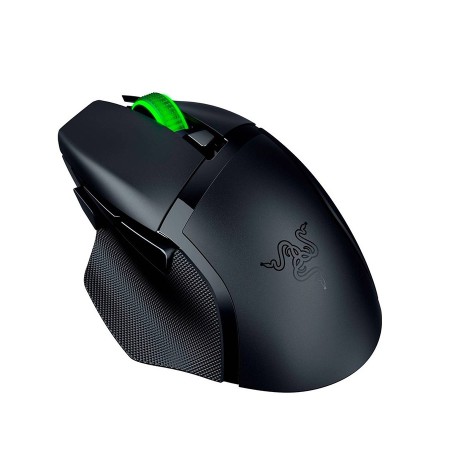 فأرة العاب Razer Basilisk V3 X HyperSpeed, اتصال لاسلكي HyperSpeed, مستشعر بصري بدقة 18,000 DPI, إضاءة Razer Chroma RGB, مع 9 أزرار قابلة للبرمجة - أسود فأرة العاب Razer Basilisk V3 X HyperSpeed, اتصال لاسلكي HyperSpeed, مستشعر بصري بدقة 18,000 DPI, إضاءة Razer Chroma RGB, مع 9 أزرار قابلة للبرمجة - أسود