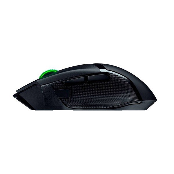 فأرة العاب Razer Basilisk V3 X HyperSpeed, اتصال لاسلكي HyperSpeed, مستشعر بصري بدقة 18,000 DPI, إضاءة Razer Chroma RGB, مع  9 أزرار قابلة للبرمجة - أسود