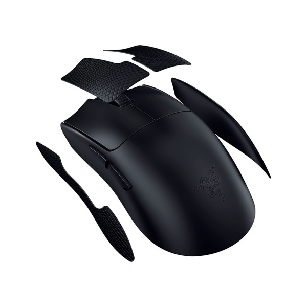 فأرة ألعاب لاسلكية RAZER Viper V3 Pro, اتصال لاسلكي HyperSpeed, مستشعر Optical Sensor Gen-2, حساسية تصل حتى 35000 DPI, مع 8 أزرار قابلة للبرمجة, وزن حوالي 54 - أسود