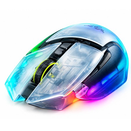 ماوس قيمنق ريزر باسيليسك V3 Pro 35K لاسلكي - دقة 35,000 DPI - أبيض فانتوم ماوس قيمنق ريزر باسيليسك V3 Pro 35K لاسلكي - دقة 35,000 DPI - أبيض فانتوم