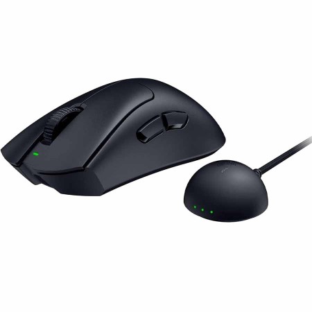 ماوس ألعاب لاسلكي ريزر DeathAdder V4 Pro - مستشعر 45K - 56 جرام - أسود ماوس ألعاب لاسلكي ريزر DeathAdder V4 Pro - مستشعر 45K - 56 جرام - أسود