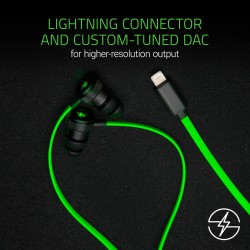 عروض الجمعة البيضاء - سماعة الأذن السلكية RAZER Hammerhead, متوافقة مع أجهزة iOS, ميكروفون مدمج, تصميم داخل الأذن, كيبل بطول 1.2 متر - أسود/أخضر عروض الجمعة البيضاء - سماعة الأذن السلكية RAZER Hammerhead, متوافقة مع أجهزة iOS, ميكروفون مدمج, تصميم داخل الأذن, كيبل بطول 1.2 متر - أسود/أخضر