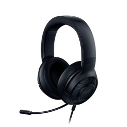 سماعة رأس سلكية Razer Kraken X Lite, وسائد أذن مبطنة, ميكروفون مرن قابل للتعديل, صوت محيطي 7.1, اتصال سلكي 3.5 مم, دعم  Razer Synapse - أسود 