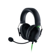 سماعة العاب سلكية Razer BlackShark V2 X, صوت محيطي 7.1 , منفذ 3.5 مم, وسائد أذن من فوم ميموري, ميكروفون HyperClear من نوع Cardioid, الوزن 240 غرام,  كيبل 1.3 متر - أسود 