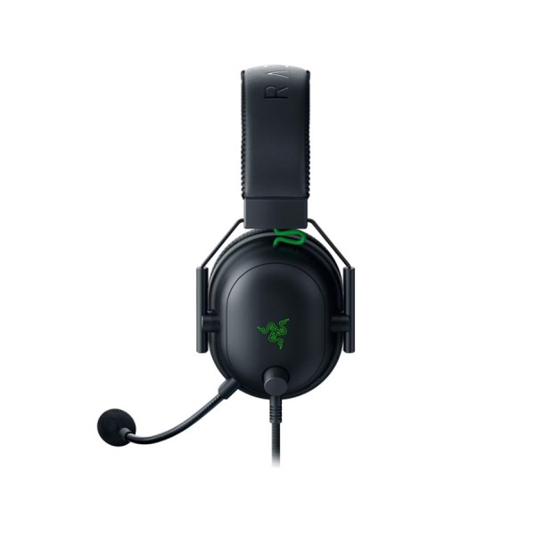 Razer BlackShark V2 X Wired Gaming headset, 7.1 surround, 3.5 mm jack, On-ear controls for Volume and Mic, 240 g, 1.3 Meter - BLACK
