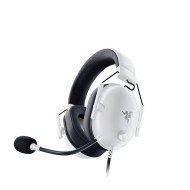 سماعة سلكية Razer BlackShark V2 X, صوت محيطي 7.1,  مايكروفون HyperClear Cardioid, اتصال سلكي 1.8 متر, توافقة مع PC، PS5، N. Switch، Mac، وXbox -  أبيض