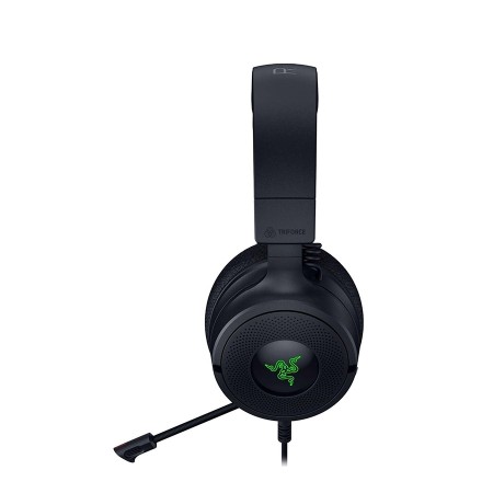 سماعة احترافية سلكية Razer Kraken V4 X 7.1, صوت محيطي 7.1, إضاءة Razer Chroma RGB, ايكروفون HyperClear Cardioid القابل للسحب, اتصال سلكي - أسود سماعة احترافية سلكية Razer Kraken V4 X 7.1, صوت محيطي 7.1, إضاءة Razer Chroma RGB, ايكروفون HyperClear Cardioid القابل للسحب, اتصال سلكي - أسود