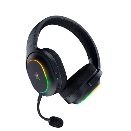 Razer Barracuda X Chroma 7.1 Wireless Gaming Headset, Detachable Mic, Up to 70 hr, 7.1 surround, Chroma RGB lighting - BLACK