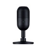 ميكروفون Razer Seiren V3 Mini, النوع كوندنسر بقطر 14 مم, يدعم النمط Super‑cardioid لعزل الضوضاء, زر لـكتم الصوت , توصيل USB‑A إلى USB‑C, قابل للفصل , الوزن 269 غرام - أسود