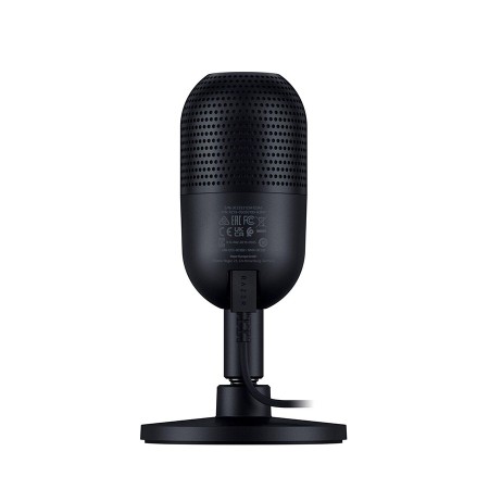 Razer Seiren V3 Mini Mic , 14 mm condenser, Super‑cardioid, Tap‑to‑Mute button, Detachable base, 269 g, USB‑A to USB‑C - BLACK Razer Seiren V3 Mini Mic , 14 mm condenser, Super‑cardioid, Tap‑to‑Mute button, Detachable base, 269 g, USB‑A to USB‑C - BLACK