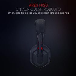 Gaming Headset REDRAGON ARES H120 – Comfortable Stereo Sound with Noise-Isolating Mic – Black/Red Gaming Headset REDRAGON ARES H120 – Comfortable Stereo Sound with Noise-Isolating Mic – Black/Red