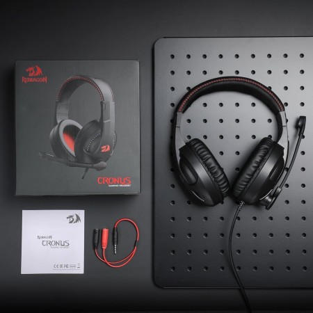 Gaming Headset REDRAGON H211-RGB CRONUS  with RGB Lighting & Clear Stereo Sound – Black