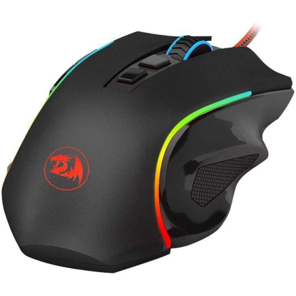 Gaming Mouse REDRAGON M607 Griffin RGB – 7200 DPI – 7 Programmable Buttons – Ergonomic Design Gaming Mouse REDRAGON M607 Griffin RGB – 7200 DPI – 7 Programmable Buttons – Ergonomic Design