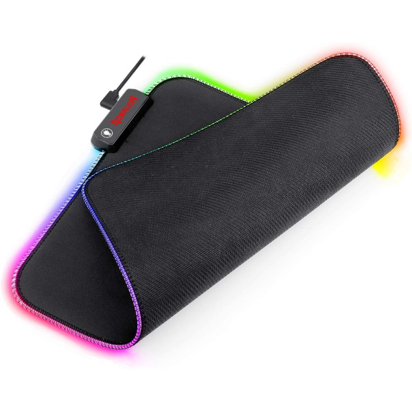 لوحة ماوس الألعاب REDRAGON Pluto P026 RGB بإضاءة قابلة للتخصيص وحجم مدمج – 300×260×3 مم لوحة ماوس الألعاب REDRAGON Pluto P026 RGB بإضاءة قابلة للتخصيص وحجم مدمج – 300×260×3 مم