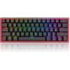 Mechanical Gaming Keyboard REDRAGON K616RGB-B Fizz Pro 60% Wireless  – Red Switch – RGB Lighting – Black