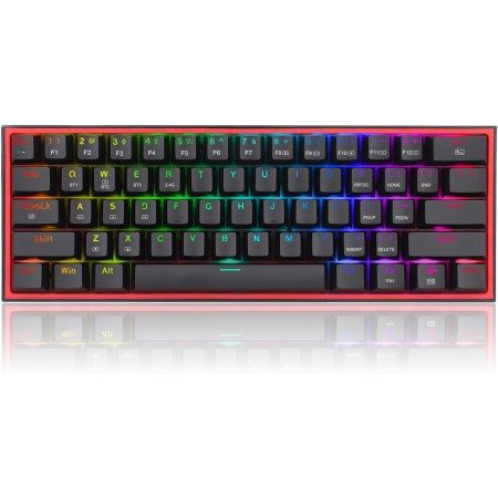 Mechanical Gaming Keyboard REDRAGON K616RGB-B Fizz Pro 60% Wireless – Red Switch – RGB Lighting – Black Mechanical Gaming Keyboard REDRAGON K616RGB-B Fizz Pro 60% Wireless – Red Switch – RGB Lighting – Black
