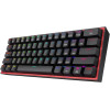 Mechanical Gaming Keyboard REDRAGON K616RGB-B Fizz Pro 60% Wireless  – Red Switch – RGB Lighting – Black