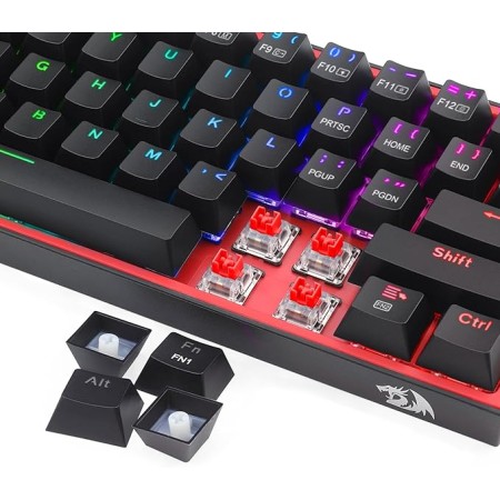 Mechanical Gaming Keyboard REDRAGON K616RGB-B Fizz Pro 60% Wireless – Red Switch – RGB Lighting – Black Mechanical Gaming Keyboard REDRAGON K616RGB-B Fizz Pro 60% Wireless – Red Switch – RGB Lighting – Black